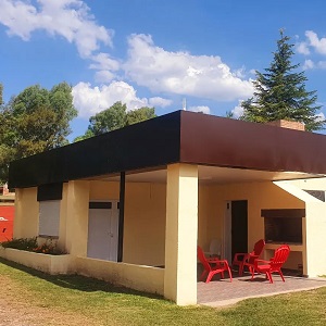 Galería con asador
